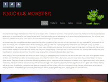 Tablet Screenshot of knucklemonster.com